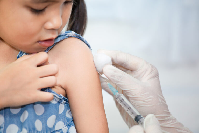 Child-friendly vaccination care